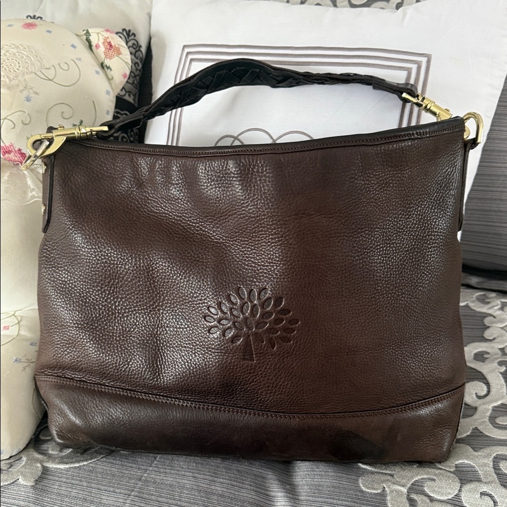 Vintage Mulberry Brown leather bag